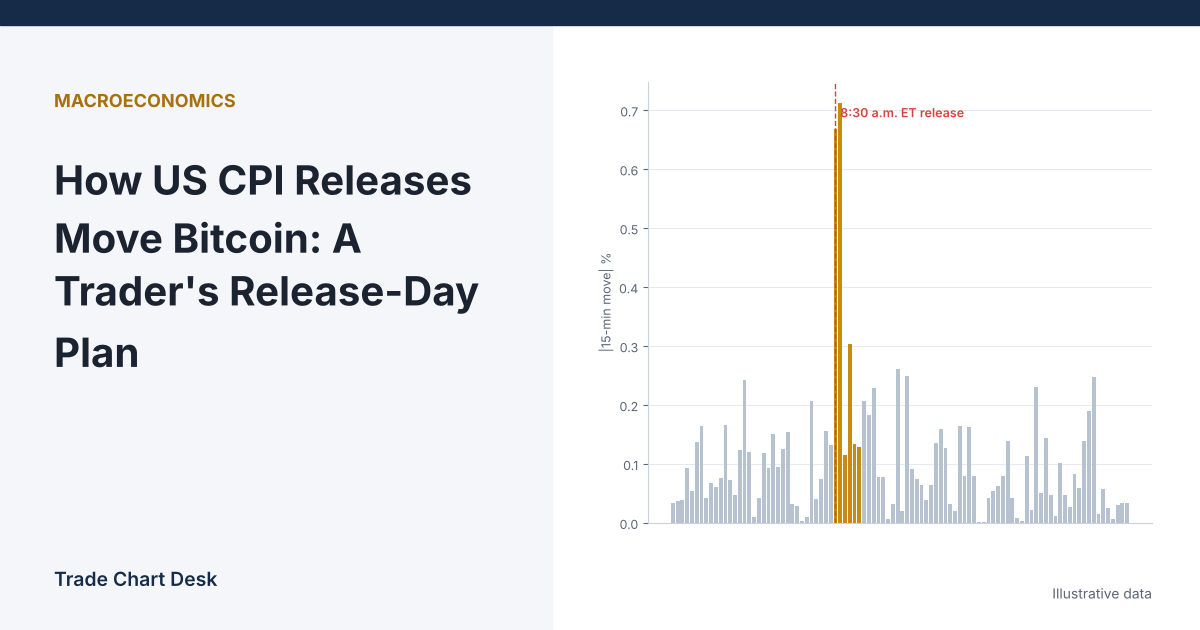 Illustrative chart for the article "How US CPI Releases Move Bitcoin: A Trader’s Release-Day Plan"